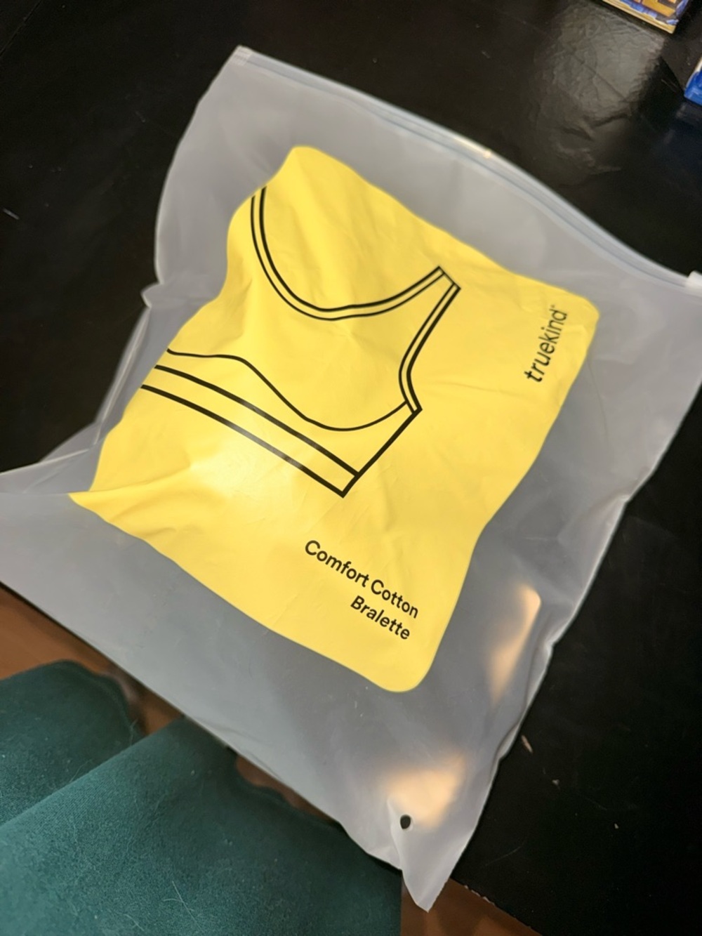 Truekind Yellow Comfort Cotton Bralette